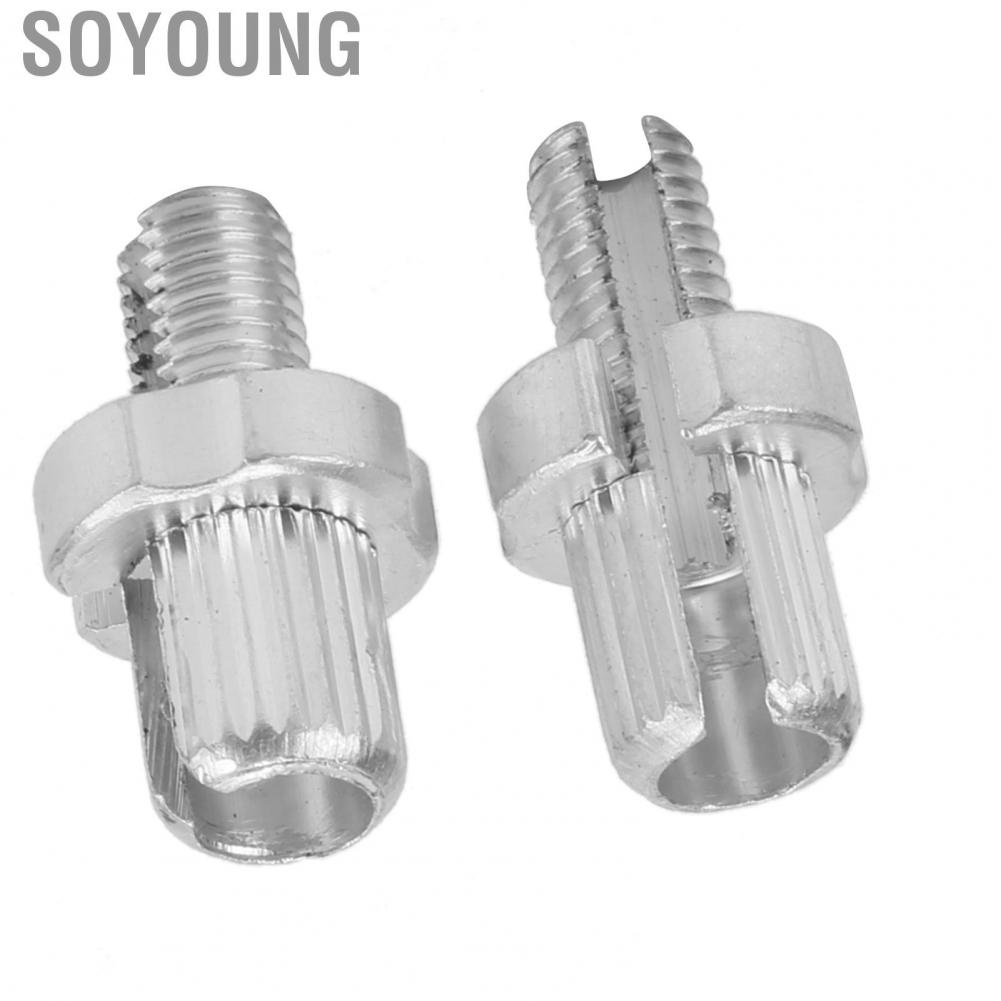 Soyoung Brake Lever Adjuster  Aluminium Alloy High Strength Adjusting Screws 2PCS for Road Bikes Mountain Bike