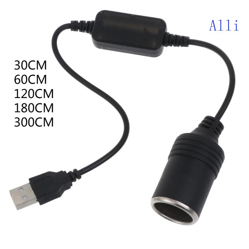 Ổ CắM GPS + BậT ĐèN USB 5V Sang 12V Cho Xe Hơi