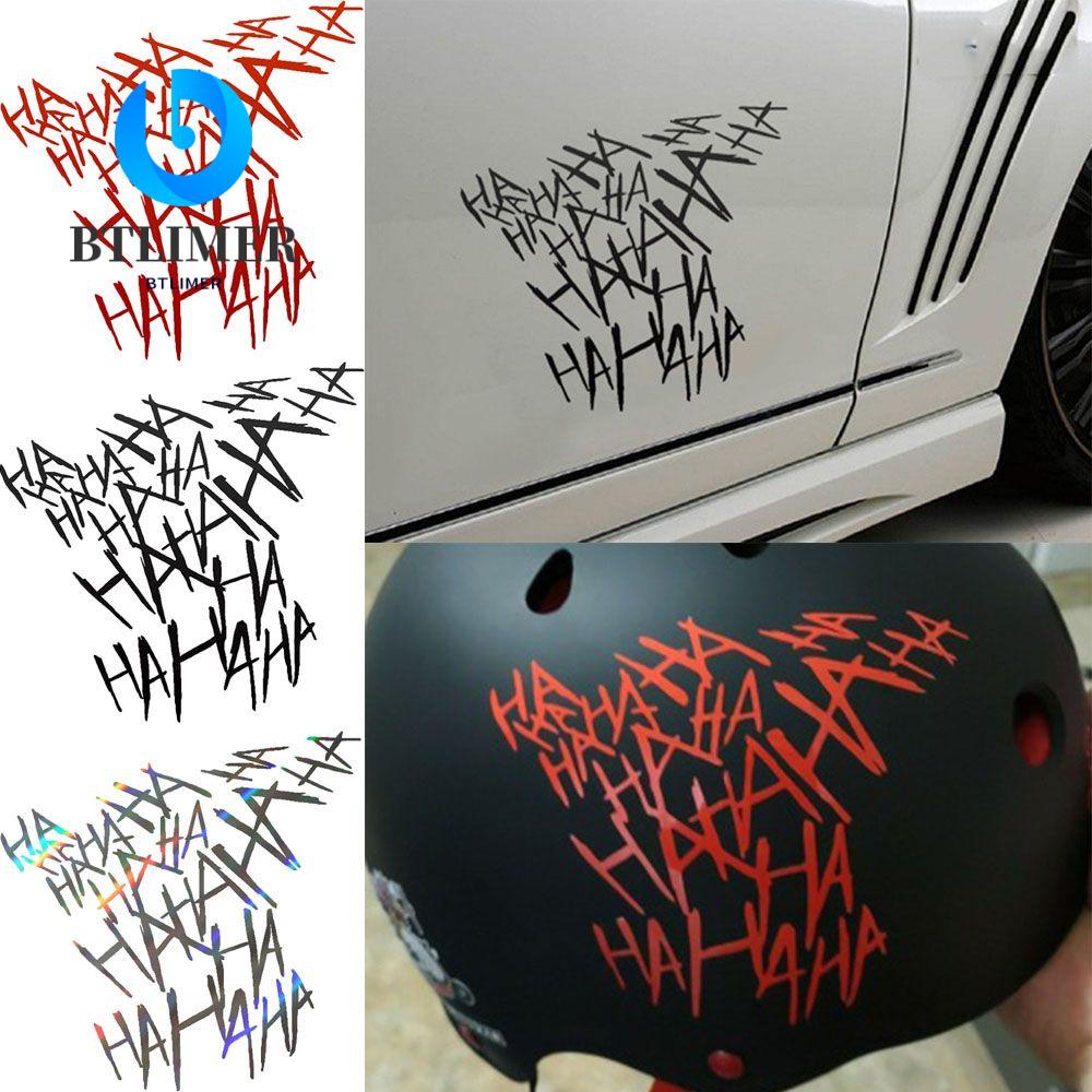 Miếng Dán Phản Quang Họa Tiết Vui Nhộn Trang Trí Xe Hơi / Mũ Bảo Hiểm