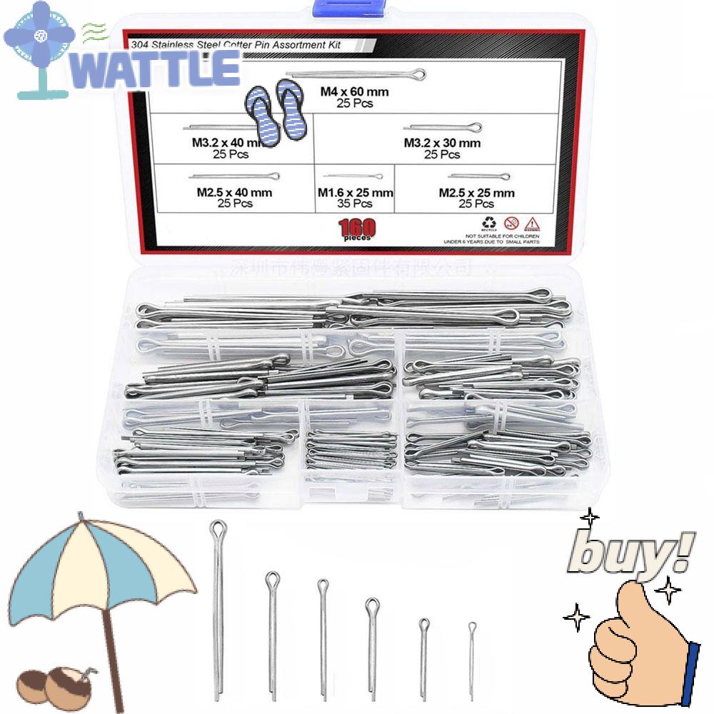 Set 160 Ghim Cotton 160 Cái|Kẹp Cố Định Chìa Khóa M1.6 M2.5 M3.2 M4