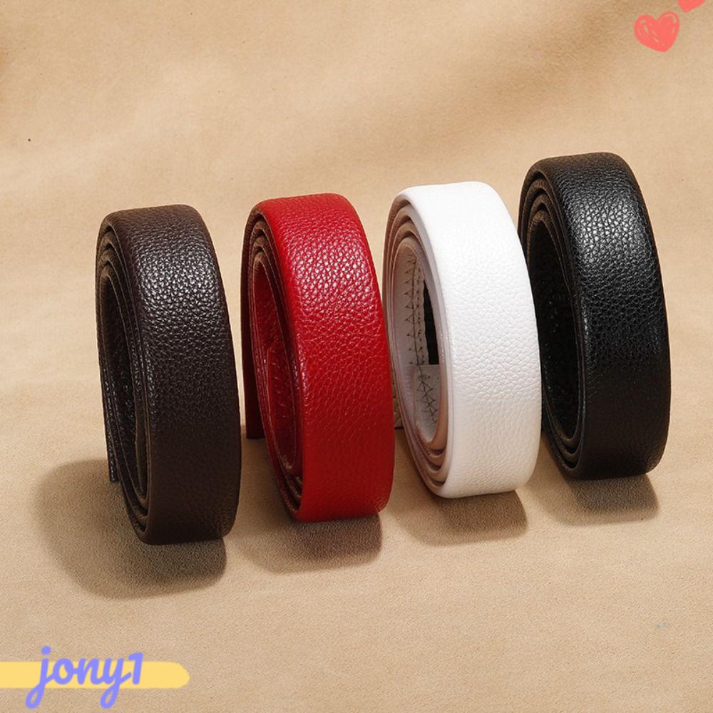 Thắt Lưng Da Bò Thật Không Khóa 3.5cm Thời Trang