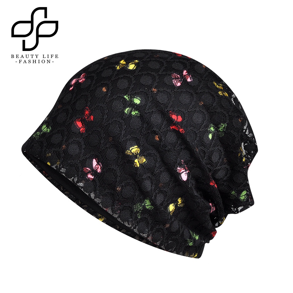 Mũ Lưới Trùm Đầu Họa Tiết Bươm Bướm Nhiều Màu Sắc Thời Trang Mùa Hè Cho Mẹ Bầu