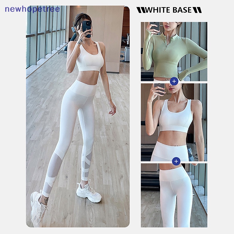 Ntvn Quần Legging Thể Thao Chạy Bộ Tập Yoga Phối Lưới Mỏng Co Giãn Ghép Chữ Mùa Hè Mới Cho Nữ