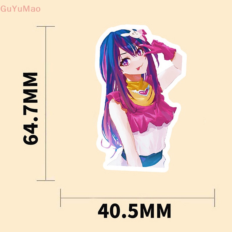 [cxGUYU] 50 Miếng Dán Hoạt Hình Oshi no Ko Anime Trang Trí Laptop Xe Hơi Ván Trượt PRTA