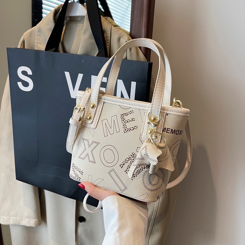 Túi Đeo Chéo Nhỏ In Chữ Đơn Giản Thời Trang Hàn Quốc Cho Nữ