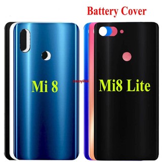 Nắp pin thay thế bằng kính guyi- 6.21 "cho xiaomi mi 8 mi8 6.26" xiaomi mi8 lite