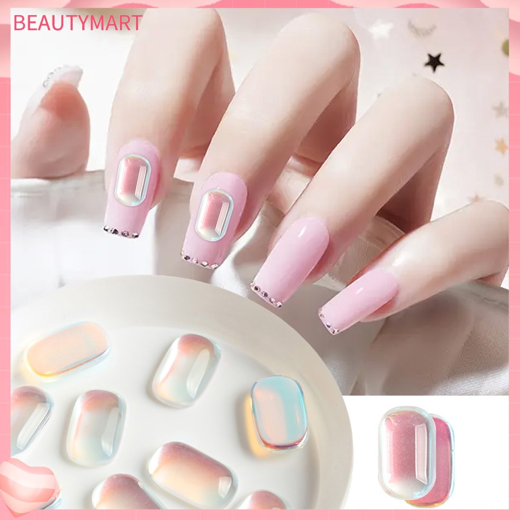 [beautymart] Set 30 Phụ Kiện Trang Trí Móng Nghệ Thuật Hiệu Ứng Ánh Nhũ Sáng Bóng Nhiều Màu Sắc