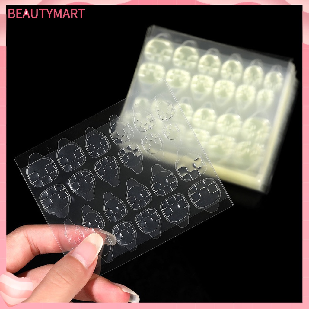 Set 50 Tấm Băng Keo Dán Móng Tay Giả Siêu Mỏng Vô Hình 2 Màu Tùy Chọn