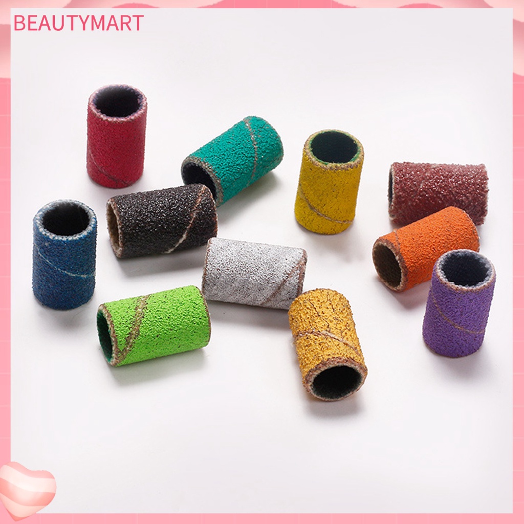 Bộ 50 / 100 Vòng Nhám Nhiều Màu Sắc Dùng Đánh Bóng Móng Tay