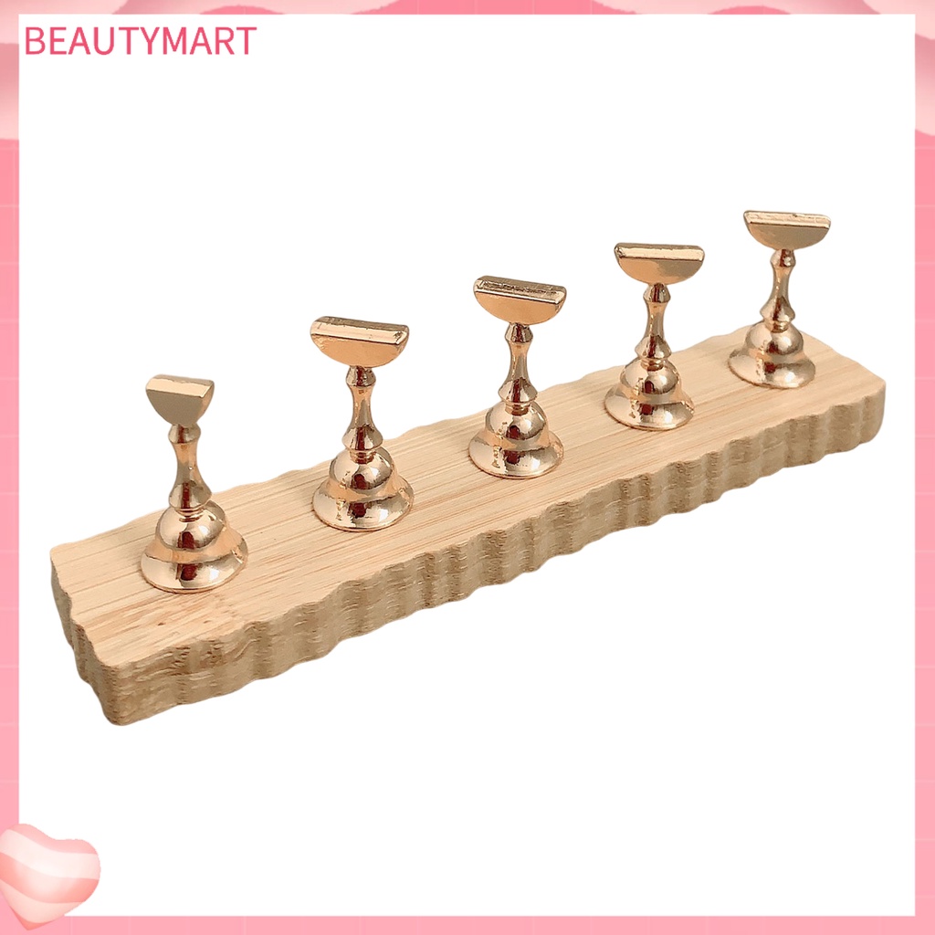 1 Bộ Giá Đỡ Móng Tay Giả Bằng Hợp Kim Hấp Thụ Mạnh Dùng Trưng Bày