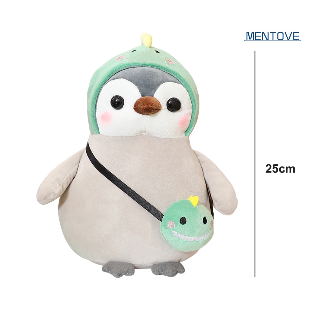 [MT] Chim Cánh Cụt Nhồi Bông Hoạt Hình Biểu Tượng Cảm Xúc Sống Động Siêu Mềm PP Cotton Làm Quà Tặng Sinh Nhật