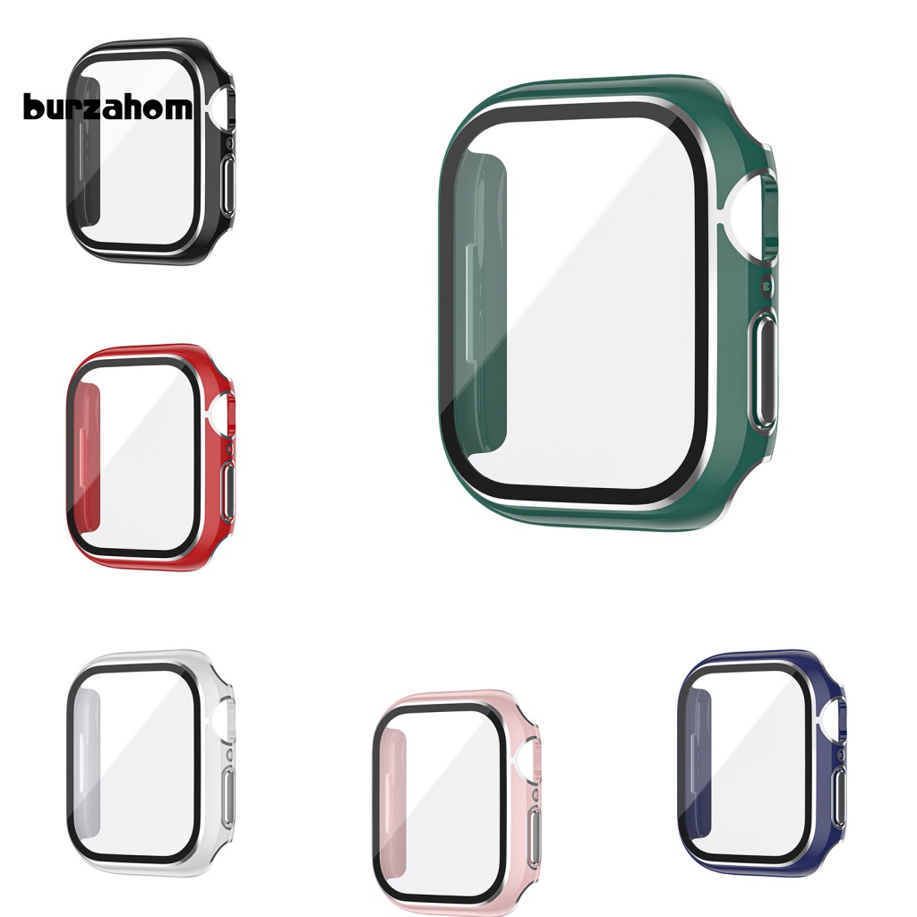 Vỏ Bảo Vệ Màn Hình Chống Bụi Mạ Điện Trong Suốt Cho iWatch 7 41mm / 45mm