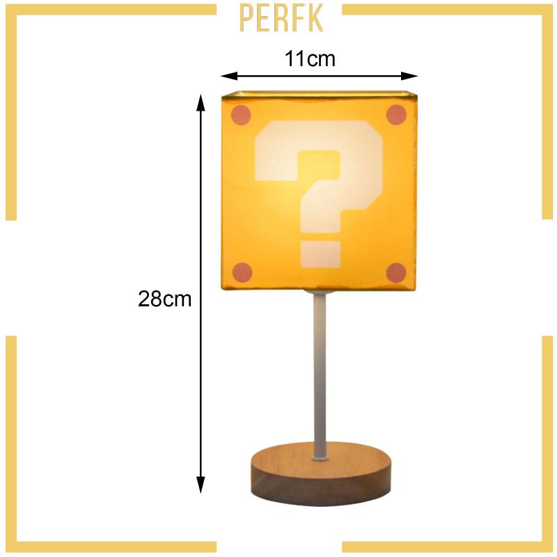 [Perfk] Đèn Ngủ 3 Chiều Có Thể Điều Chỉnh Độ Sáng Để Bàn Đầu Giường