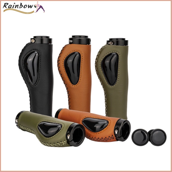 1 Cặp Vỏ Bọc Tay Lái Xe Đạp Leo Núi Bằng Silicone Dẻo Giảm Xóc Thoải Mái