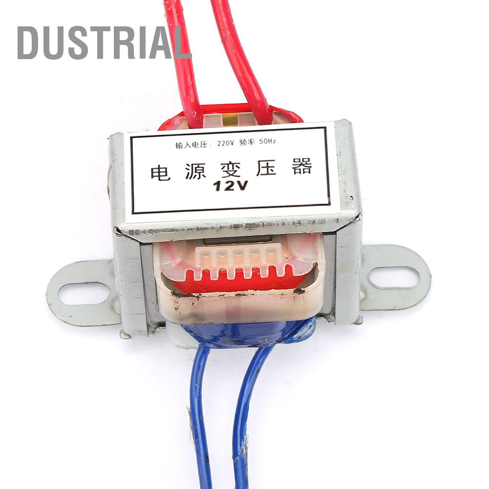 AC 12V/24V Điện áp đầu ra 2W Đầu vào 220V 50Hz Máy biến nguồn đơn Dustrial A.
