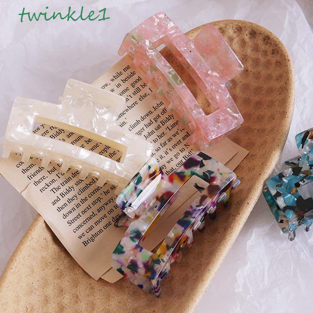 Kẹp Tóc Càng Cua Lấp Lánh Kích Thước Lớn Thanh Lịch Đơn Giản Kiểu Hàn Quốc Cho Nữ