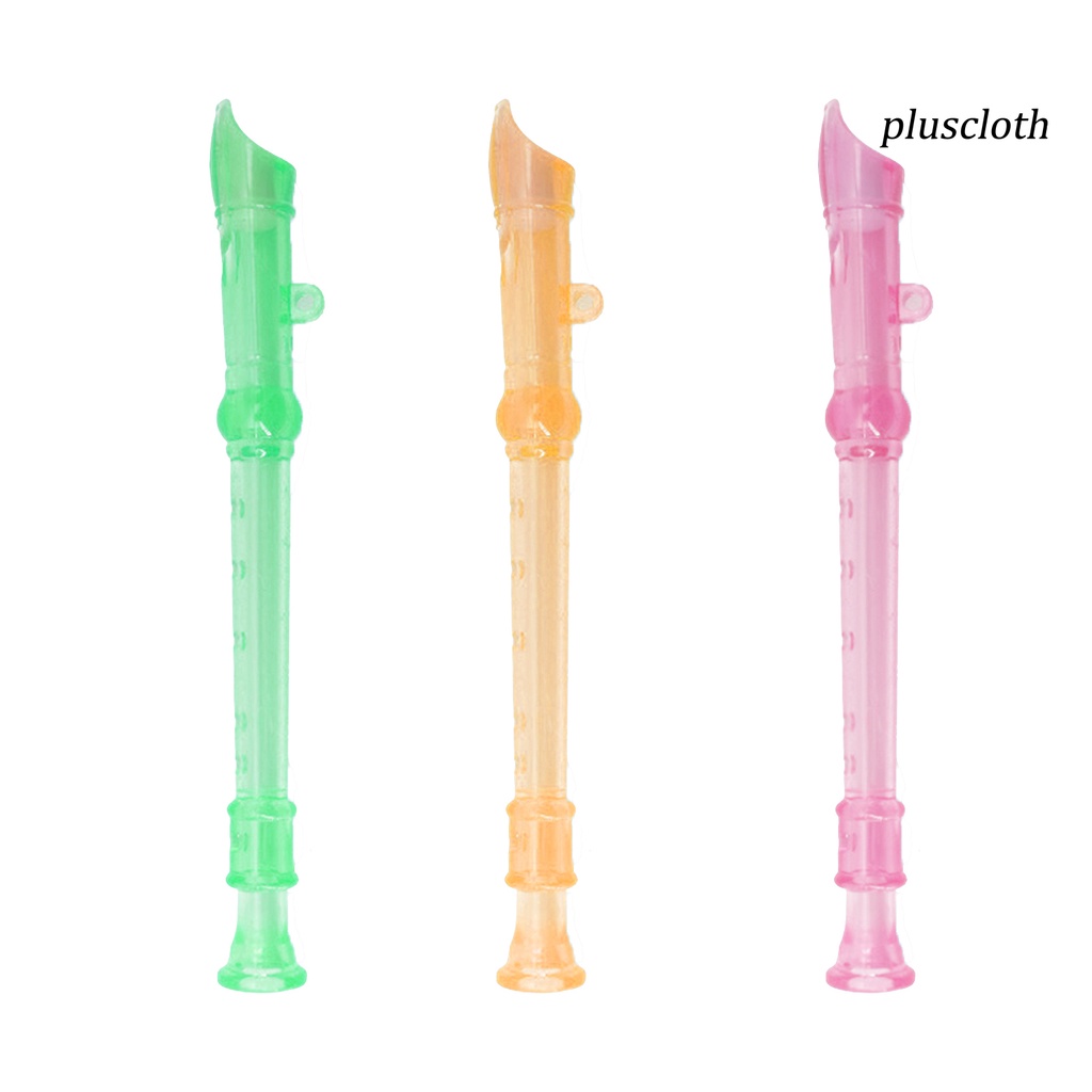 Set 5 Kèn Clarinet Mini 6 Lỗ Bằng ABS Trong Suốt Thân Thiện Với Môi Trường Không Cần Khoan Tay Cho Bé