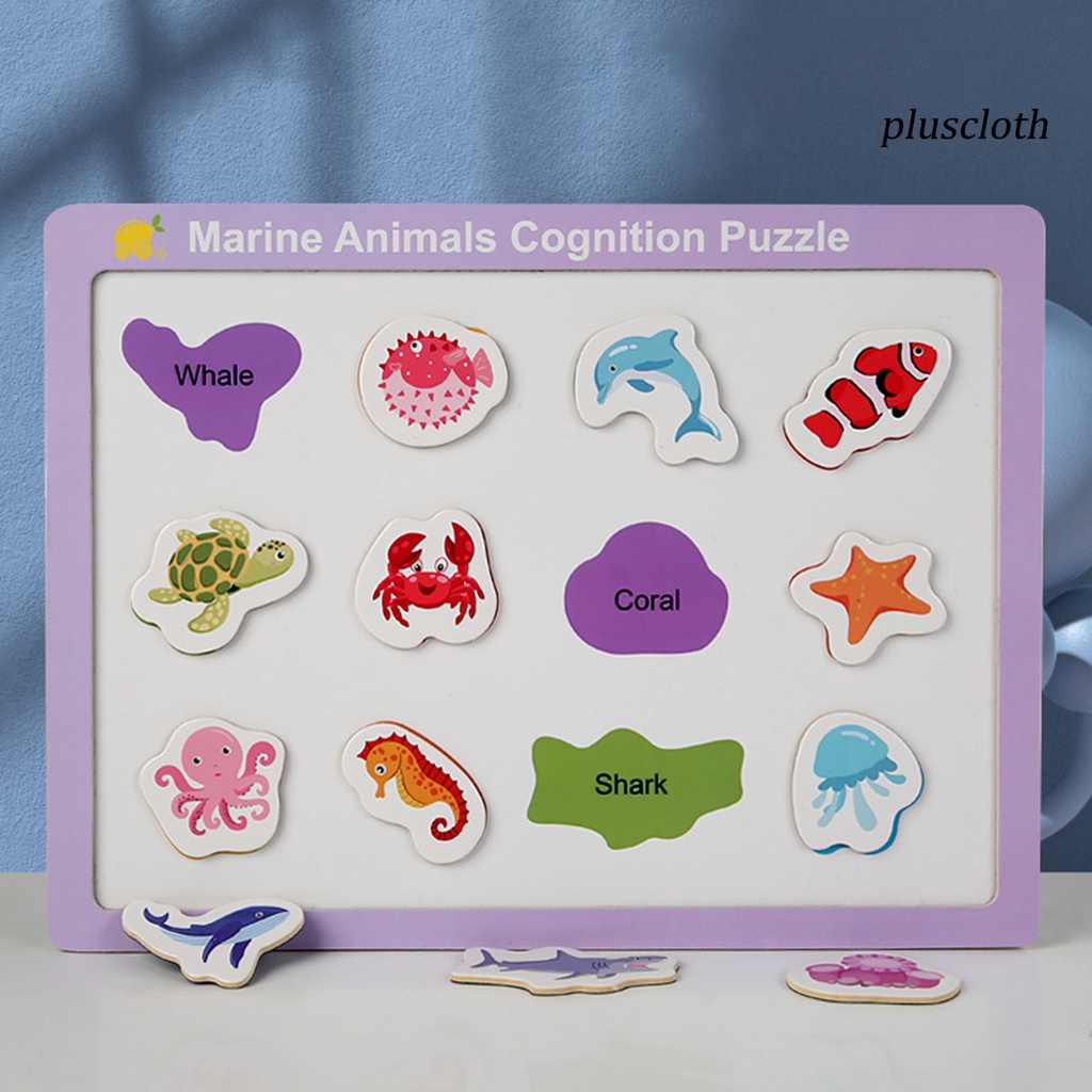 Pllu * Bộ Đồ Chơi Xếp Hình Chữ Tiếng Anh Bằng Gỗ Giàu Có Nhiều Chủ Đề Không Cần Mài Vui Nhộn Giải Trí Dễ Truy Cập Cho Bé