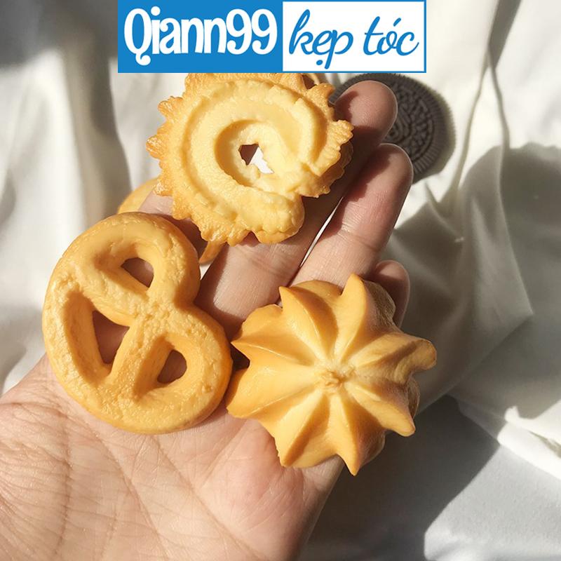 Kẹp Tóc Hình Bánh Quy Dễ Thương Ngộ Nghĩnh