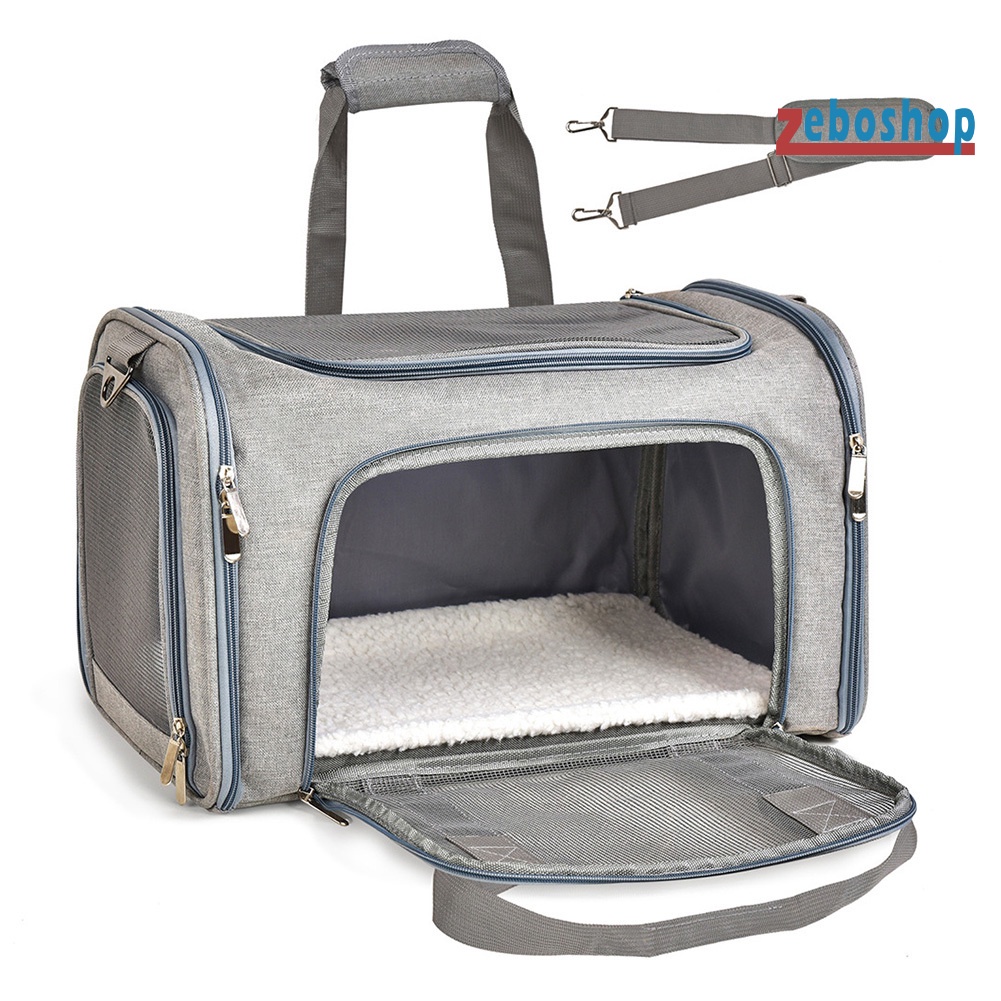 Túi Tote Đeo Chéo Thoáng Khí Di Động Có Thể Gập Lại Dùng Đựng Thú Cưng