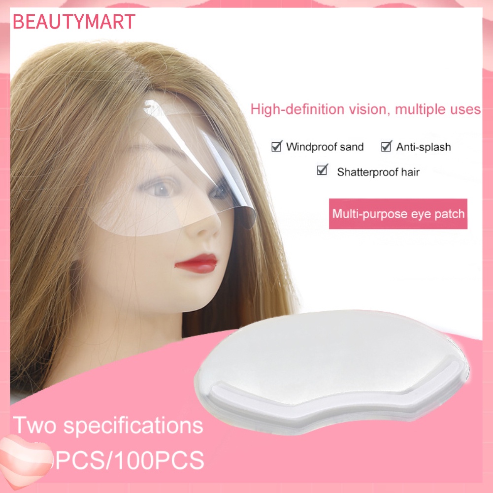 Set 50 / 100 Miếng Dán Bảo Vệ Mặt Và Tóc Sử Dụng Một Lần