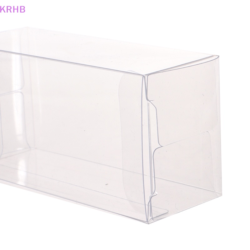 10 Hộp Trưng Bày Mô Hình Xe Hơi 82 * 40 * 30mm Bằng PVC 1 / 64