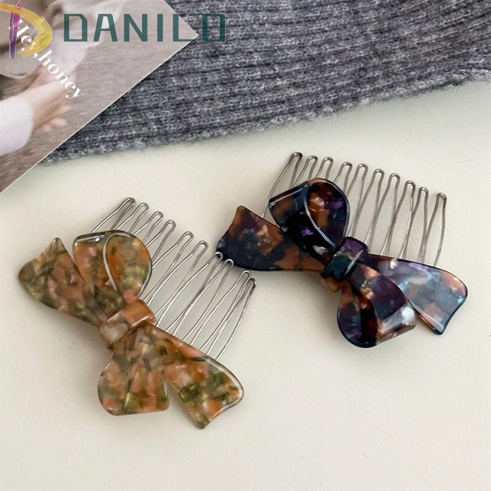 Lược Kẹp Tóc Đính Nơ Không Để Lại Dấu Vết Dành Cho Nữ DANILO