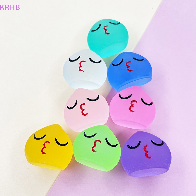 Bộ 5 Tượng Giọt Nước Nhỏ Bằng Nhựa Phát Sáng Dễ Thương Trang Trí Bảng Điều Khiển Xe Hơi / Nhà Cửa Mới