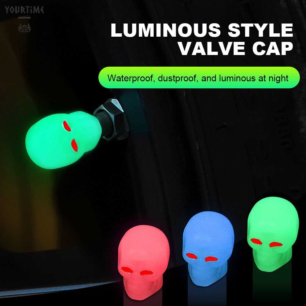 Nắp Van Bánh Xe Chống Bụi Phát Sáng Trong Tối