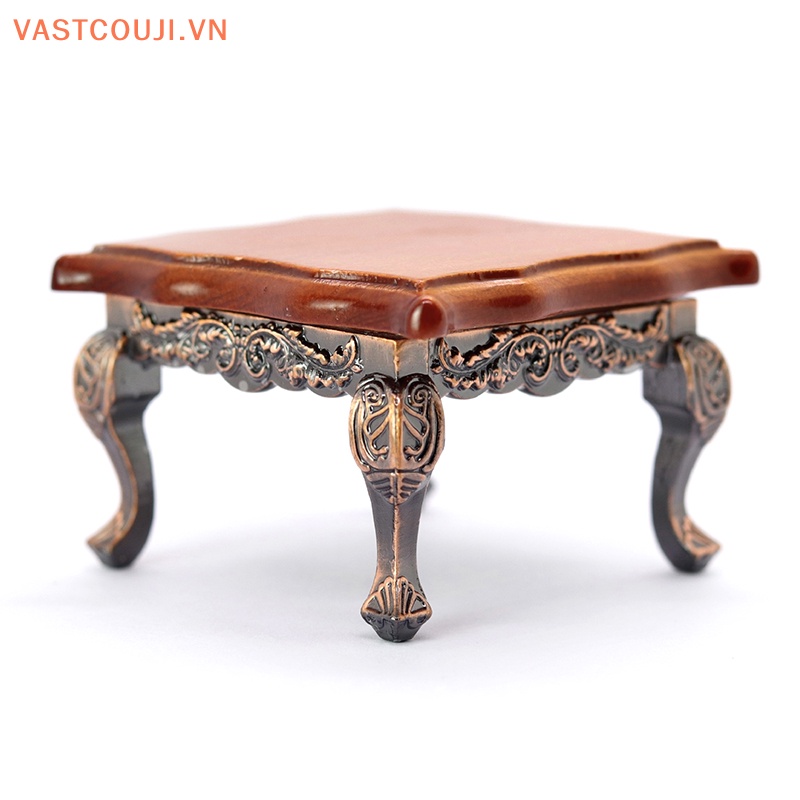 Mô Hình Bàn Vuông Mini Phong Cách VASTJI Trang Trí Nhà Búp Bê