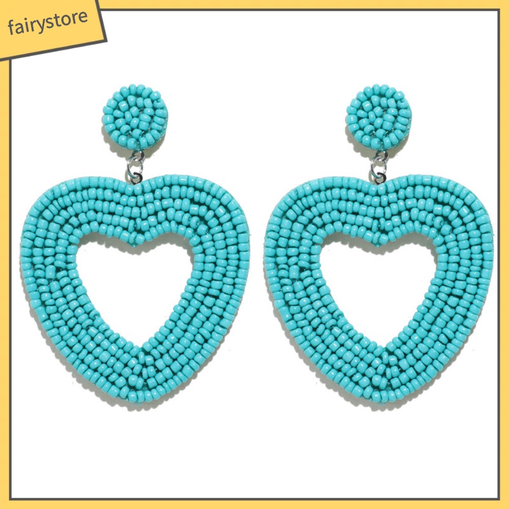 Bông Tai Hình Trái Tim Thời Trang Dành Cho Nữ