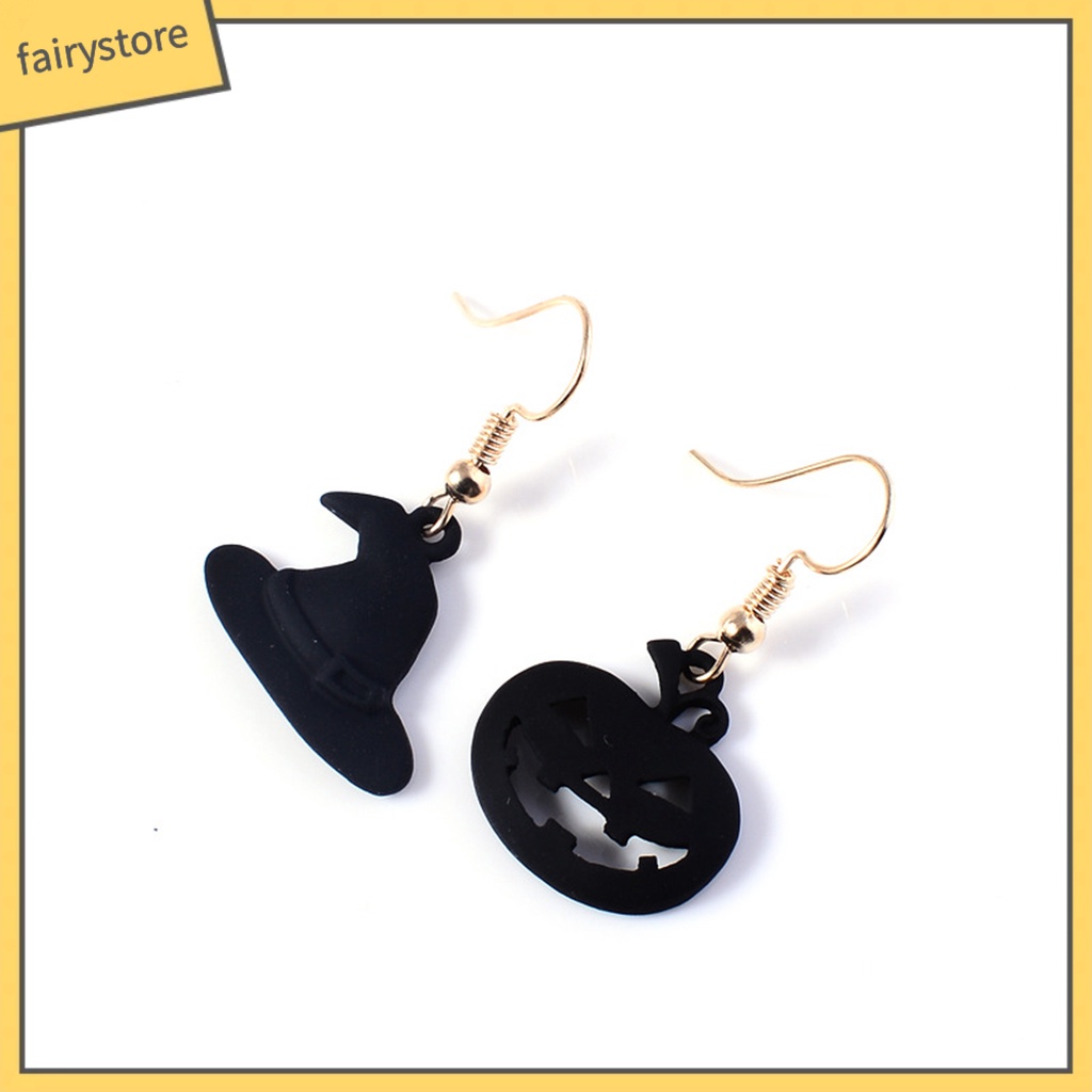 1 Cặp Bông Tai Hợp Kim Sáng Bóng Phong Cách Hoạt Hình Dễ Phối Đồ Hóa Trang Halloween Dating FRO]