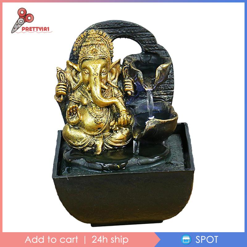 [Prettyia1] Tượng Thác Nước Bằng Resin Để Bàn Trang Trí