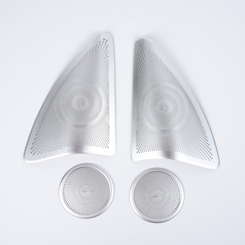 Vỏ Bọc Loa Bằng Hợp Kim Nhôm Màu Bạc Cho Benz W166 ML X166 GL-CLass GLE