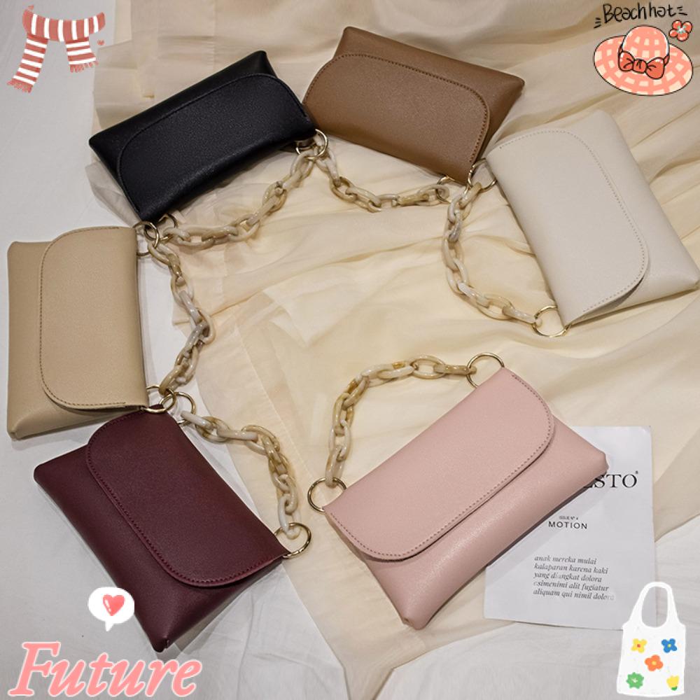 Túi Đeo Vai Cỡ Nhỏ Phối Dây Đeo Sợi Xích Thời Trang Cho Nữ