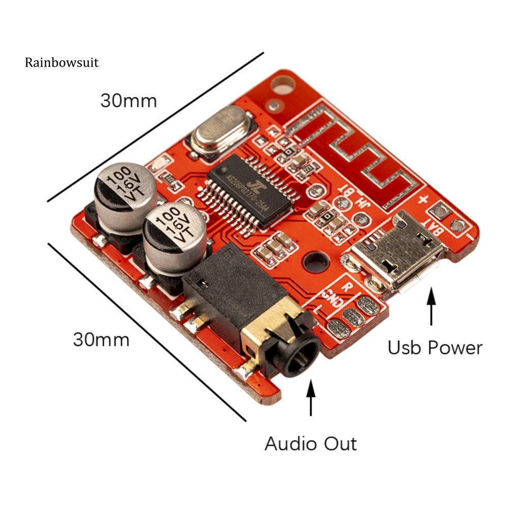 Mô-đun Chuyển Đổi Nhận Tín Hiệu Âm Thanh Bluetooth 5.0 DIY Cho Loa Xe Hơi