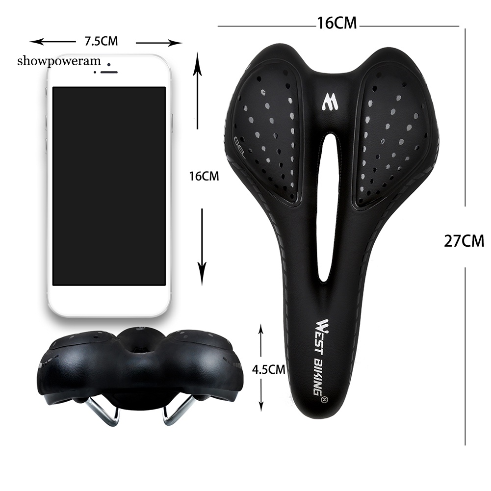 Yên Xe Đạp Leo Núi Rỗng Mềm Mại Chống Sốc