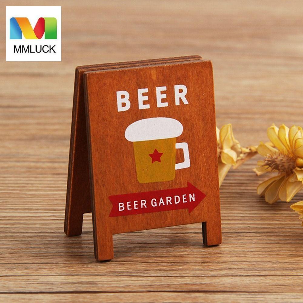 Bảng Đen Viết Phấn Mini Bằng Gỗ Dùng Trang Trí Nhà Búp Bê DIY