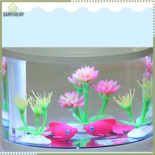 Máy Phun Sương Tạo Độ Ẩm Mini 460ml Có Đèn Nhiều Màu Kèm Sạc Usb Tiện Dụng Cho Bể Cá Cảnh