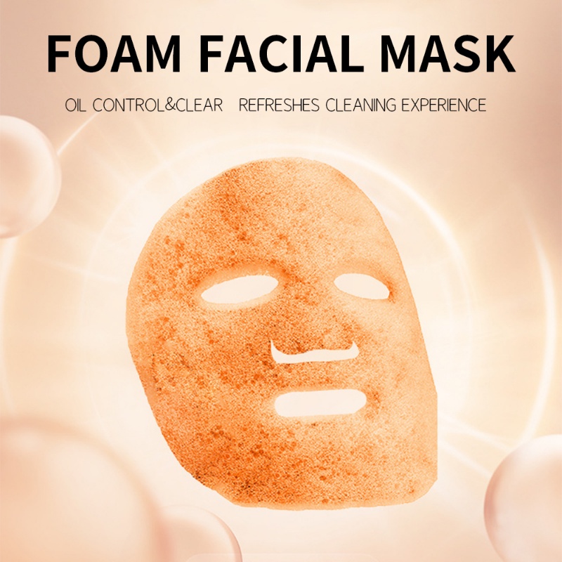 Set 10 Mặt Nạ Sủi Bọt Chiết Xuất Cà Rốt / Hyaluronic Acid Làm Sạch Sâu Và Dưỡng Ẩm Da 6g