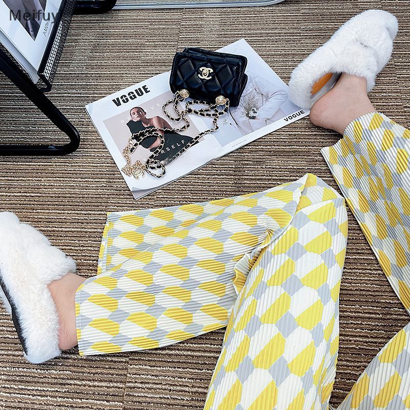 [Meifuyi] Quần Short Thể Thao Ống Rộng Lưng Cao Size Lớn Thời Trang Mùa Hè 2023