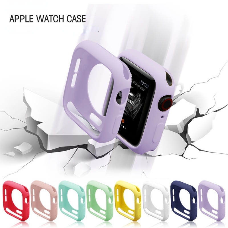 Set 3 Dây Cao Su Mềm Màu Kẹo Cho Đồng Hồ Apple Watch 41 / 45mm 49 Ultra SE 8 7 6 5 i-Watch 38 / 42mm 40mm 44mm 4 3 2 1