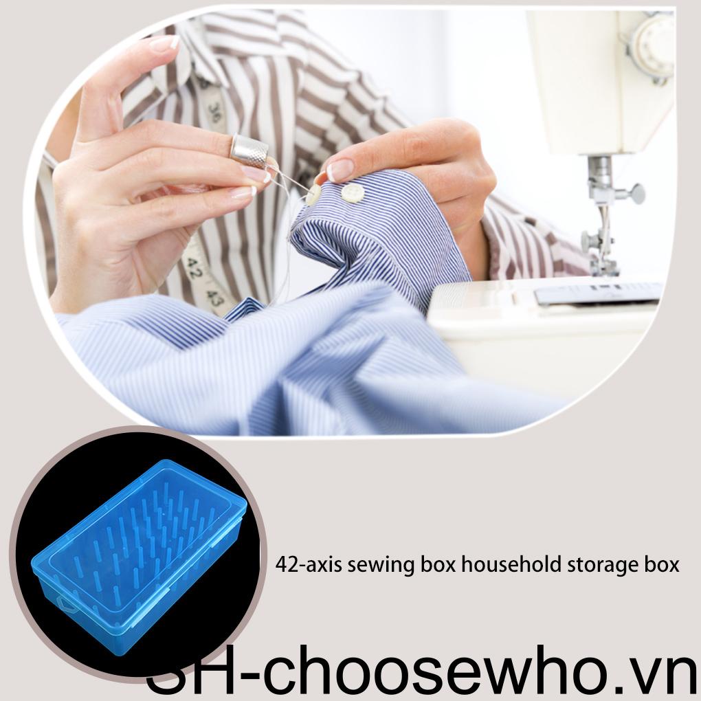 Hộp Đựng 42 Cuộn Chỉ Thêu Hình Chữ Nhật Bằng Nhựa PP Chống Thấm Nước