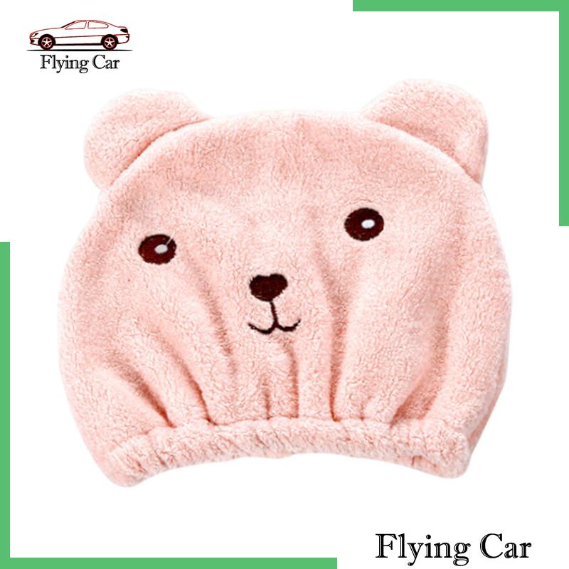 Mũ Tắm Trùm Đầu Làm Khô Tóc Dài Họa Tiết Hoạt Hình Lzdjfmy2