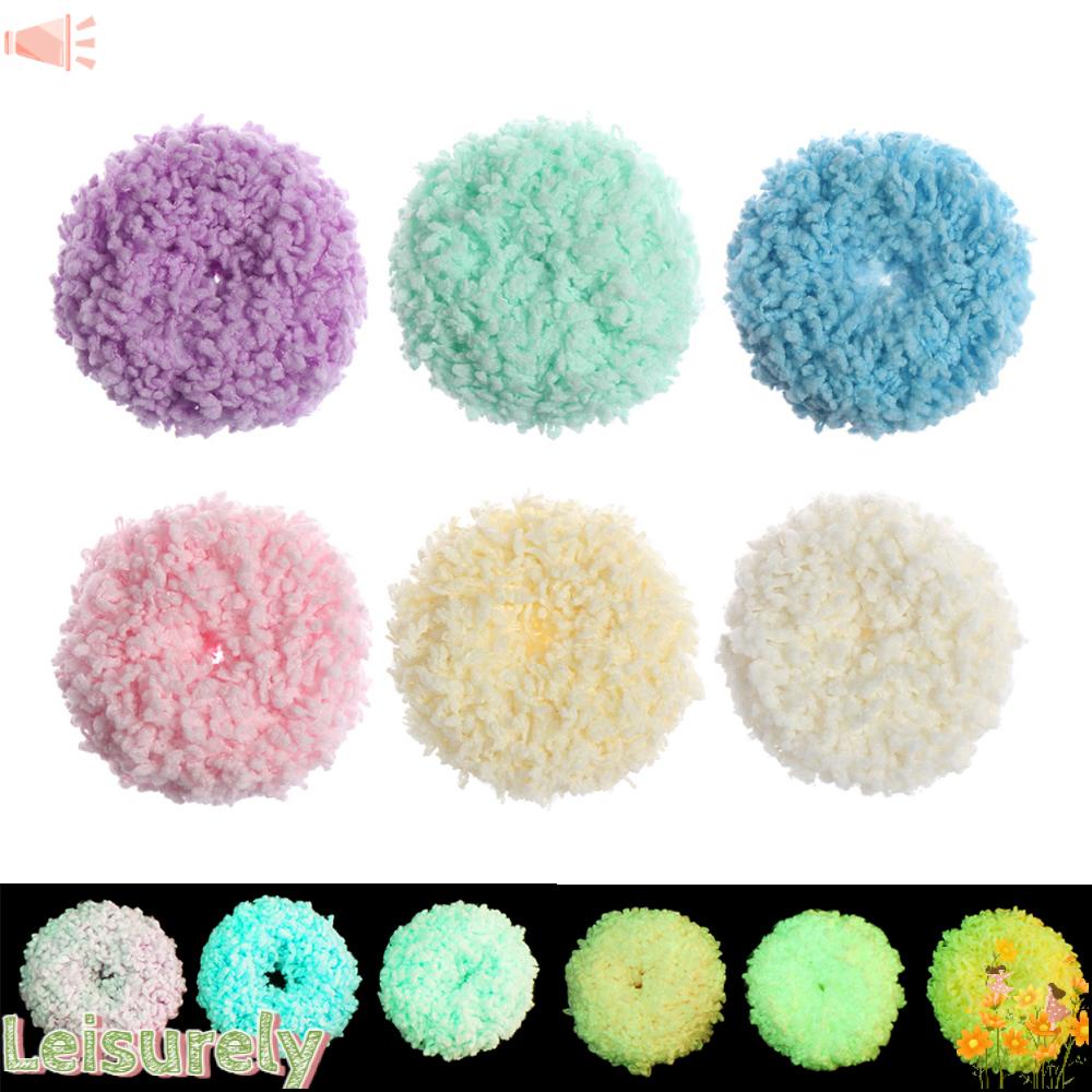 Dây Cột Tóc Scrunchies Dạ Quang Độc Đáo Thời Trang Cho Nữ
