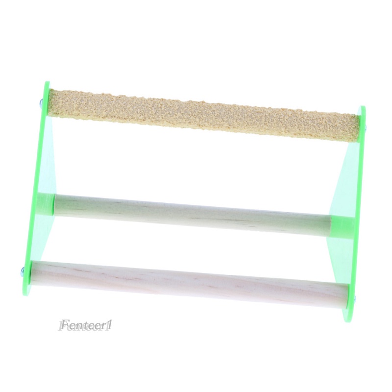 [Fenteer1] Giá Đỡ Đứng Bằng Gỗ Vui Nhộn Cho Chim Vẹt