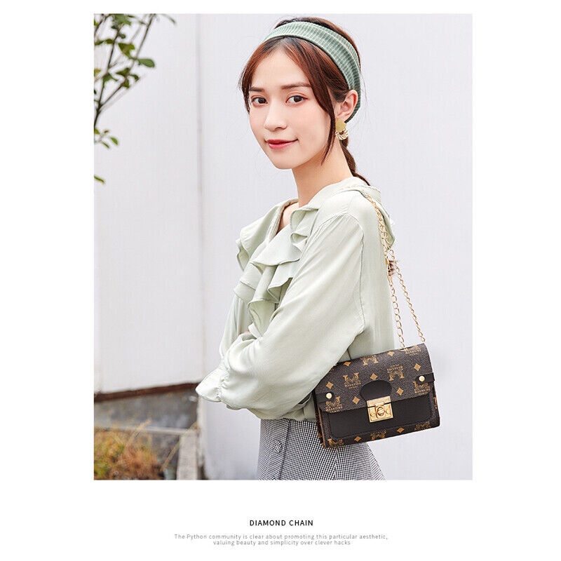 Túi Đeo Chéo Vai Hình Vuông Cỡ Nhỏ Thời Trang Sành Điệu Cho Nữ