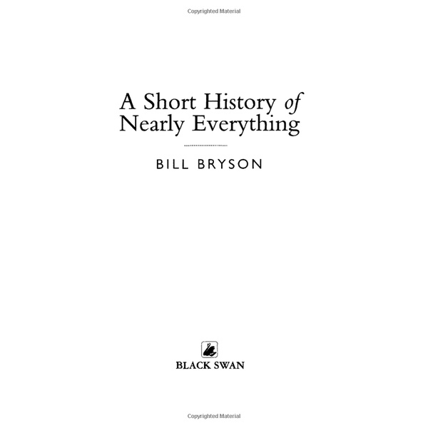 A Short History of Nearly Everything