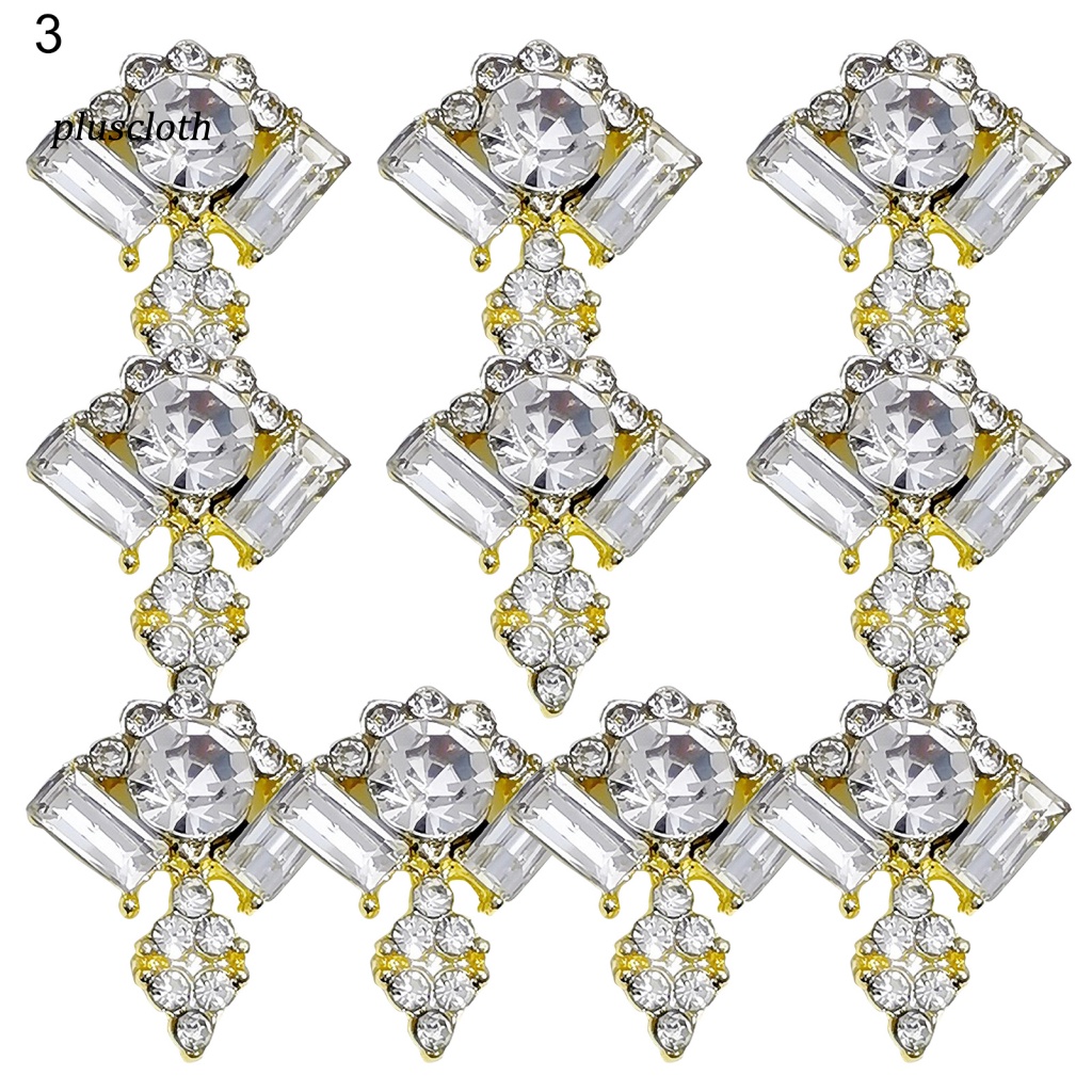 Túi 10 Hạt Cườm Lấp Lánh Dùng Để Trang Trí Móng Nghệ Thuật