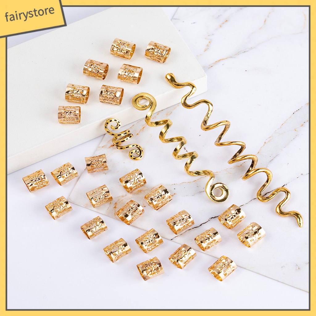 Bộ 28 Kẹp Tóc Dạng Xoắn Bằng Hợp Kim Bền Màu Sắc Retro